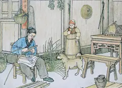 农耕连环画：图解我们生活的根 : 古时有一笑话：读书人不明白花生是树上生还是土里长。六、七十年代上海知青分不清韭菜和小麦（苗）。如今，农村的孩子也有分不清的。这不是笑话，这是一农民父亲说出的事例。农耕是我们生活的根。​我们要懂得感恩，农耕不能丢啊。