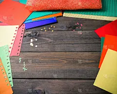 工艺制作。制作贺卡。手工制作的。剪贴簿。