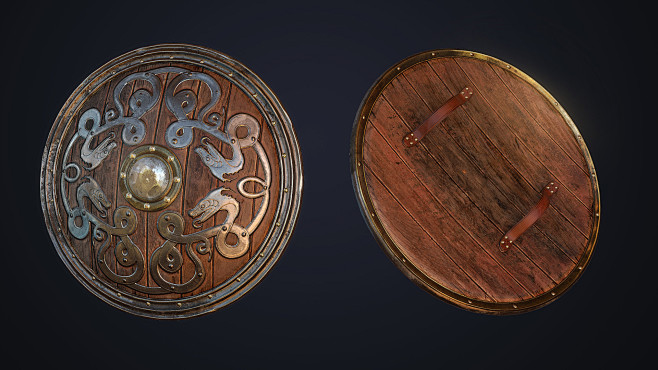 Viking shield, Denis...