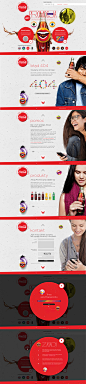 可口可乐顶级宣传与戏剧网页设计