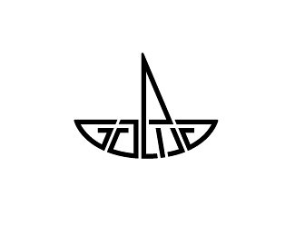 33个包含船的创意LOGO设计 #采集大...