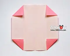 折纸手工：怎么折叠一个购物卡名片夹子？(图文教程)