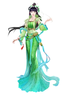 手绘古风人物系列---女PNG、免抠人物、古风免抠图、唯美古风(500×725)