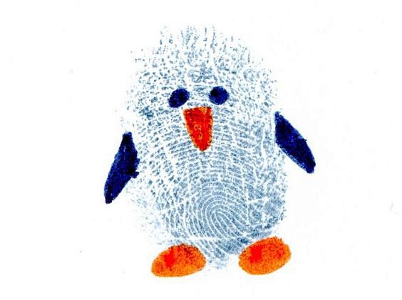 Thumbprint Penguin: 