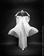 VF Butterfly Robe Front. This image was part of an award winning advertising campaign for Vanity Fair lingerie photographed by Mark Shaw over the course of ten years. The source for this image was a vintage 8” x 10” black and white negative.