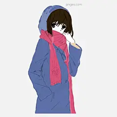 卡通水粉少女透明素材图片大小1024x1024px 图片尺寸330.83 KB 来自PNG搜索网 pngss.com 免费免扣png素材下载！精致人物#卡通#女孩#人物插画#时尚#手绘元素#装饰#