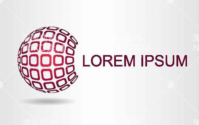 1170款矢量网络地球LOGO模板EPS...