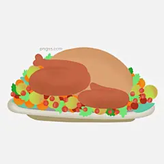 美味好吃的烤火鸡图片大小2000x2000px 图片尺寸1.27 MB 来自PNG搜索网 pngss.com 免费免扣png素材下载！动物#果子#鸡肉#佳肴#卡通#卡通手绘#烤鸡#美食#美味#盘子#肉类#烧烤#食物#