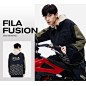 FILA FUSION x WM白山联名 斐乐潮牌2022年春季机能多口袋外套男-tmall.com天猫