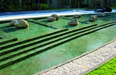 古兰景观设计采集到GULAN古兰景观  水元素（水池、静水面、泳池、喷泉）