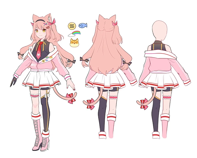 Hiiro设定01.png (2048×1641)-花瓣网