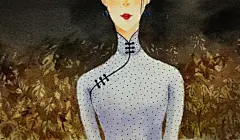 旗袍4-爽籽歪歪_不正_涂鸦王国插画