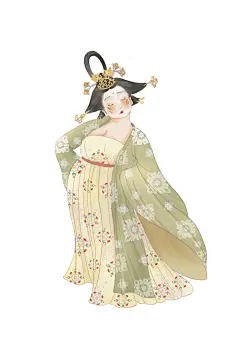 《万华夜宴》插画设计及其衍生品插画创作习作Moonbyul的 - 原创作品 -   4