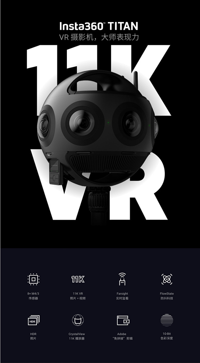 Insta360 Titan专业级全景相...