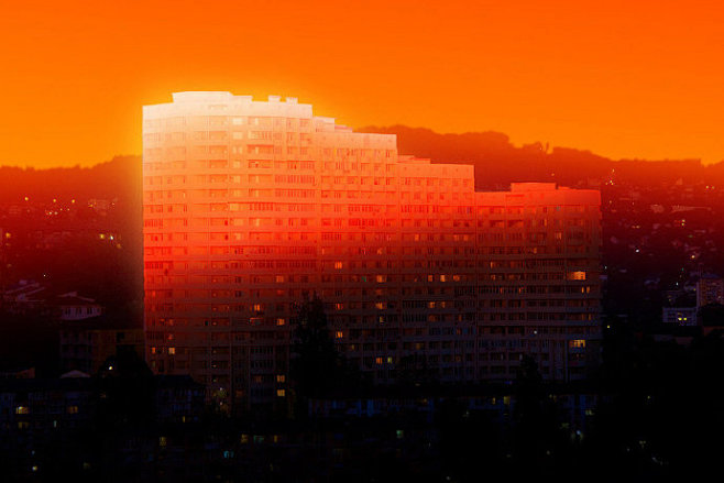 Glowing City by Loca...
