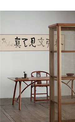 璞素/灞桥桌/餐桌/茶桌/书桌/原创设计/新中式/硬木家具-淘宝网