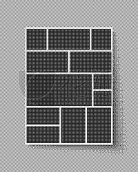 抽象拼贴画,黑板,边框,分离着色,高雅,唱片,模板,装饰,绘制