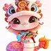 可爱卡通蛇年IP_年年有鱼_2_柒柒肆玖_来自小红书网页版