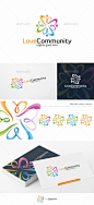 爱社区——标志模板——符号标志模板Love Community - Logo Template - Symbols Logo Templates保健、慈善机构、社会团体、卫生、医疗、心脏、人类、人力资源、人力资源、爱、医生、医疗、护理人员、人、社会、社交媒体、社会、团队、团队精神、健康的劳动力 care, charity, community, group, health, healthcare, heart, human, human resource, human resources, love, m