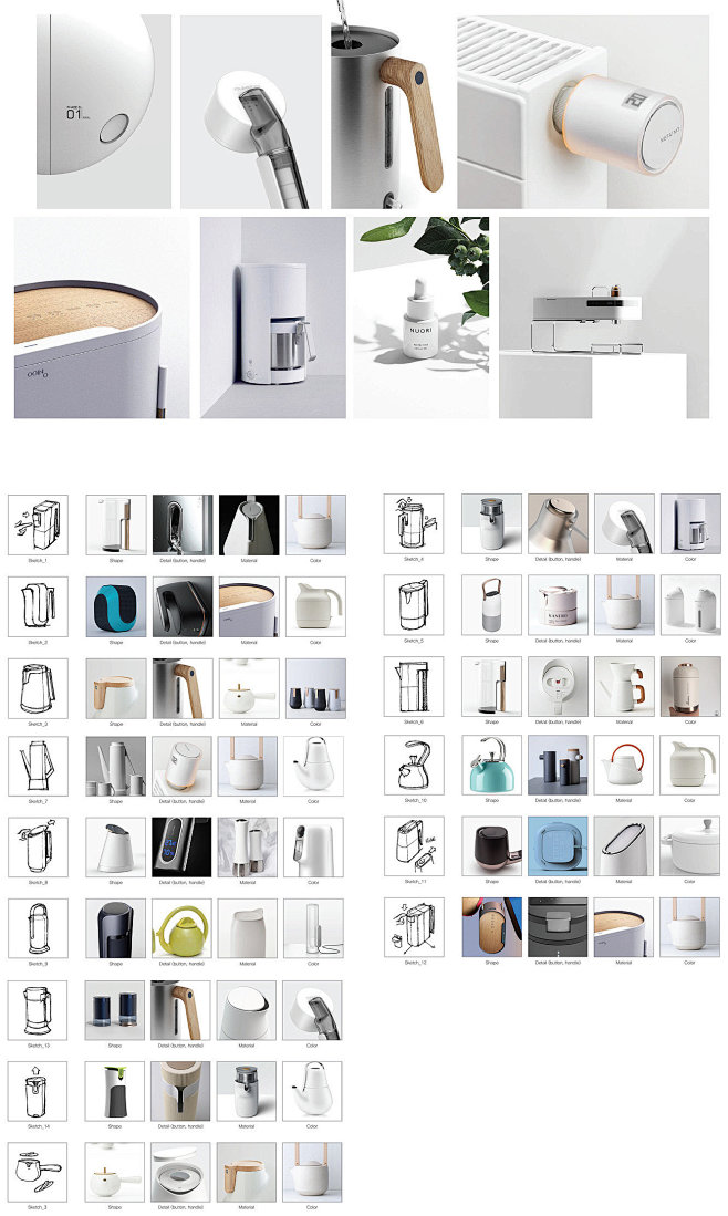 neattle_kettle，热水壶，白...