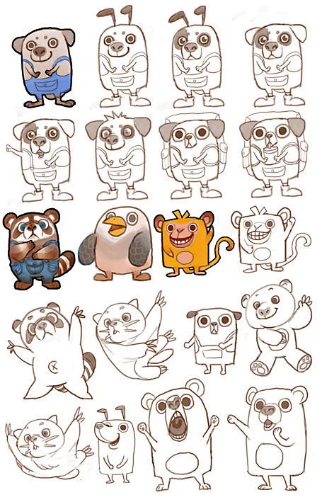 DrawCrowd-花瓣网