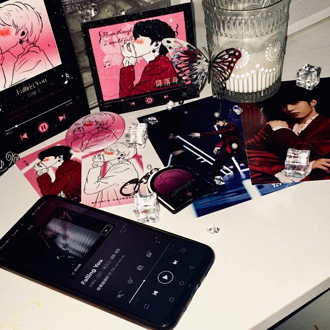 Falling you 刘耀文饭周set+官周生写