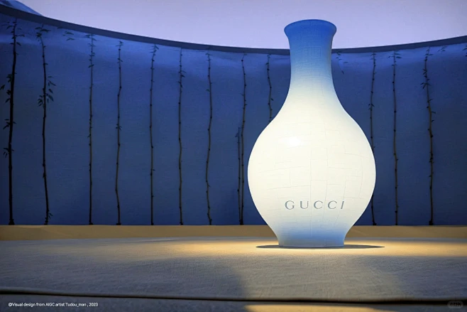 GUCCI 青花瓷茶室