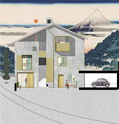 画廊 VG 住宅翻新，如何将新建筑融入旧背景中 / ES-arch  - 29 : Image 29 of 32. 概念图