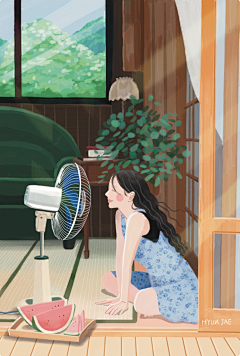 M自定义采集到插画
