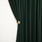 2020新款窗帘丝绒墨绿色天鹅绒北欧轻奢现代客厅美式复古遮光卧室