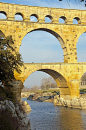 杜蓬员，建于公元60穿越Gardon河，法国罗马aquaduct