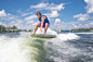 A man surfing the ocean at Gull Lake