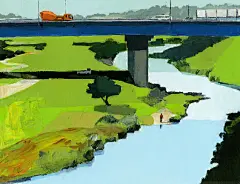 毕业于多摩美术大学的日本插画师船津真琴，原本专业是油画。在她的作品中，我们可以感受到丙烯颜料调整光线和饱和度所带来的透视感和感染力。
真琴有意令画布的每个部分都被当成相同颜色的表面。她对宁静冷色调的敏感运用、大胆的明暗处理，使她的插画性绘画呈现出淡淡的忧郁和现实主义。
她很注重表现熟悉的风景和人物所具备的感觉，希望观众的情感因此被触动，也因此吸引了众多出版商邀请她为书籍绘制封面。
