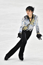 Yuzuru Hanyu of Japan competes in the Men's Free Skating during the 83rd All Japan Figure Skating Championships at the Big Hat on December 27 2014 in...