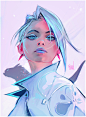 Snow Freckles, Rossdraws ✦ : Hey all! Here's the first piece of 2017, a character in my Nima's Book! I'm also in the middle of moving into a new studio, so hang tight. Hope all is well :)

The video demo for this will be in an upcoming package :D

https:/