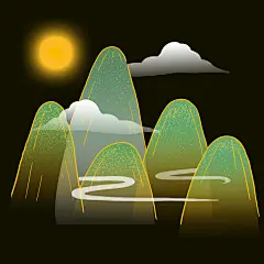 中国风国潮手绘插画