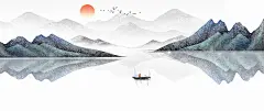 质感山水画-古田路9号-品牌创意/版权保护平台