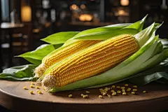 整齐的农作物玉米食物摄影图片