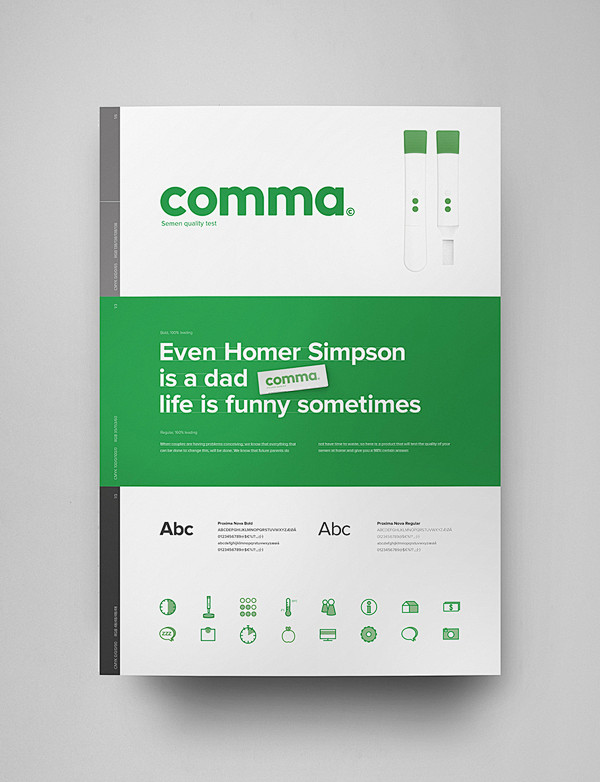 Comma on Behance