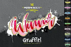 30款潮流街头炫酷涂鸦艺术立体文字样式模板 Graffiti Text Effects – 30 PSD插图(10)