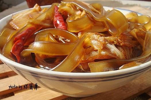 纯正东北风味——大白菜炖粉条-素食煮意-...