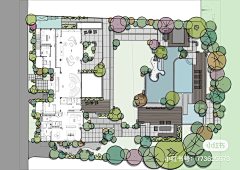 Garden-Liu采集到E庭院——平面方案参考