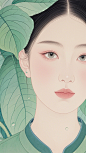 工笔画美女 (152)