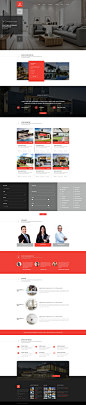 #企业网站##房屋中介#Rento - Real Estate PSD Theme