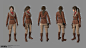 Rise of The Tomb Raider, Valiant Explorer Costume, michael svymbersky : Some of Lara's costumes I worked on throughout production. Working on Lara is a highly collaborative effort between multiple departments and some really smart people. My key responsib