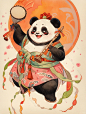 【唐风小熊猫】如果国宝穿上唐装
