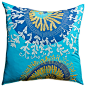 Embroidered Water Pillow, Twirl contemporary pillows