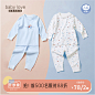 babylove宝宝纯棉内衣服婴儿童秋冬打底春秋衣秋裤套装全棉四件套-tmall.com天猫