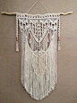 Large Macrame Wall Hanging Tapestry Woven Wall by MacrameElegance