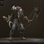 Warhunters, Dmitry Osipenko : one of the characters, made for ‘The Godlike’ MOBA. In game model.
High and low-resolution model.UV layouts.Baking maps-  Dmitry Osipenko
Texturing- Black Beacon team .Dmitry Osipenko
Keyframe animations - Mikhail Kontus